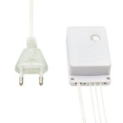 Гирлянда светодиодная «Светодиодный Дождь» 2х3м 240LED мультиколор 12Вт 230В IP20 свечение с динамикой провод прозр. Neon-Night 235-069