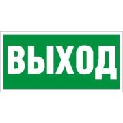 Пиктограмма «Выход» ПЭУ 010 260х130 PC-M MIZAR STANDARD (уп.2шт) СТ 2502002850