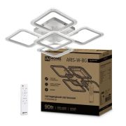 Светильник светодиодный ELEGANT ARIS-W-BG 90Вт 3000-4000-6500К 7000лм 230В 600х600х110мм ПУ бел. IN HOME 4690612043258