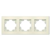 Рамка 3-м Афина универс. сл. кость (ivory) Universal A0045-I