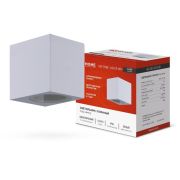 Светильник НБУ CUBE-1хGU10-WH IP65 уличный настен. односторон. под лампу 1хGU10 алюм. бел. IN HOME 4690612044736