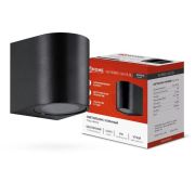 Светильник НБУ RONDO-1хGU10-BL IP65 уличный настен. односторон. под лампу 1хGU10 алюм. черн. IN HOME 4690612044682