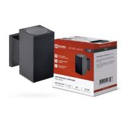 Светильник НБУ CUBE-1хA60-BL E27 IP65 уличный настен. односторон. под лампу 1хA60 алюм. черн. IN HOME 4690612045146