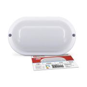 Светильник светодиодный СПП МД-1065-ОВАЛ 10Вт 6500К IP65 900лм 160х88мм герметичный с микроволновым датчиком IN HOME 4690612044125