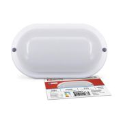 Светильник светодиодный СПП МД-2065-ОВАЛ 20Вт 6500К IP65 1800лм 195х94мм герметичный с микроволновым датчиком IN HOME 4690612049335