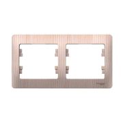 Рамка 2-м Glossa горизонт. сосна SE GSL001502