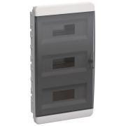 Корпус ЩРВ-П-36 TEKFOR IP41 черн. прозр. дверь пластик. IEK TF5-KP12-V-36-41-K01-K03