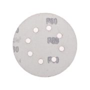 Диск абразивный на ворсовой основе на липучке перфорир. P60 125мм (уп.10шт) Kranz KR-91-1165