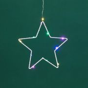 Гирлянда светодиодный занавес из росы с фигурами звезд IP20 USB + пульт управления мультиколор Neon-Night 315-849