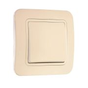 Выключатель 1-кл. СП Lillium 10А IP20 крем. Makel 70201