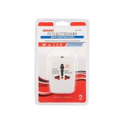 Адаптер сетевой «Путешественник» с розетки (A C G I) универс. разъем бел. Rexant 11-1052