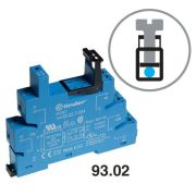 Розетка для реле 41 серии 24В AC/DC винт. клеммы (с зажимной клетью) клипса в комплекте LED FINDER 93020024