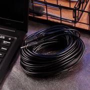 Шнур 3.5мм гнездо стерео-3.5мм штекер стерео 10м REXANT 17-4008