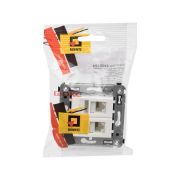 Розетка компьютерная 2-м СП Avanti «Белое облако» RJ45 кат.6 DKC 4400294