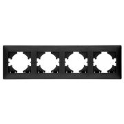 Рамка 4-м Bravo графит GUSI С1040-010