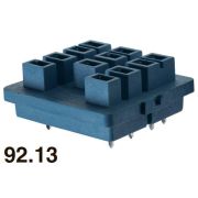 Розетка для монтажа на плате для реле 62.31 62.32 62.33 в комплекте металлич. клипса 092.54 FINDER 9213SMA