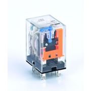 Реле промежуточное ПР-102 5А 12В DC 2 конт. с LED-индикацией и TEST фукц. DEKraft 23837DEK