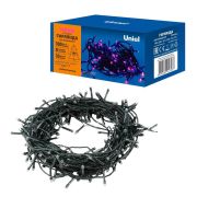 Гирлянда светодиодная ULD-S1000-100/DGA PINK IP20 10м 100 LED роз. свет провод зел. Uniel UL-00008406