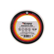 Изолента ПВХ 0.13х15мм 10м бел. (уп.10шт) Kranz KR-09-2001