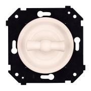 Выключатель 2-кл. (скрытый монтаж), Песочное золото матовый B3-202-24M