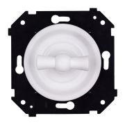 Выключатель 2-кл. (скрытый монтаж), Белый матовый B3-202-21M