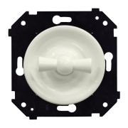 Выключатель 1-кл. (скрытый монтаж), Слоновая кость матовый B3-200-211M