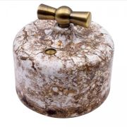 Выключатель 1кл. R, керамика, цвет мрамор R1-210-09