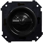 Поворотный Выключатель проходной 1 кл. (механизм С.М., накладка, ручка) B3-201-23