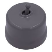 Выключатель 1-кл. перекрестный, пластик, цвет Титан (тумблерный) B1-233-26