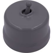 Выключатель 1-кл., пластик, цвет Титан (тумблерный) B1-230-26