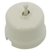 Выключатель 1-кл. перекрестный, пластик, цвет Слоновая кость (тумблерный) B1-233-211