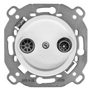 Розетка TV/R-SAT оконечная (скрытый монтаж), Белый матовый B3-305-21M