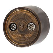 Розетка R/TV-SAT проходная, пластик, цвет Бронза B1-304-25