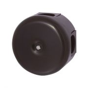 Распределительная коробка 78 мм, пластик, цвет коричневый (4 кабельных ввода в комплекте) B1-521-22-K