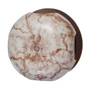 Распределительная коробка 86 мм, Фаберже, керамика, цвет мрамор золото (4 кабельных ввода в комплекте) B2-521-090/18-K