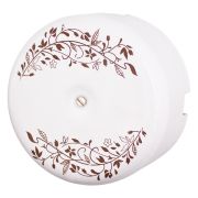 Распределительная коробка 90мм, керамика, цвет белый, декор D206/2 B1-523-01-D206/2