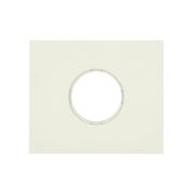 Рамка 1 постовая, скрытый монтаж, Шедель Бриз, пластик, цвет Слоновая кость матовый BF6-610-211M