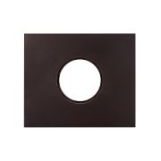 Рамка 1 постовая, скрытый монтаж, Шедель Бриз, пластик, цвет Коричневый матовый BF6-610-22M
