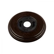 Рамка 1 постовая, керамика, цвет коричневый BF2-610-02