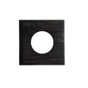 Рамка 1 постовая для скрытого монтажа (дерево, Угольно-черный) BF4-610-119