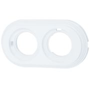 Рамка 2-х постовая, пластик, цвет Белый BF1-620-21