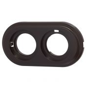 Рамка 2-х постовая, пластик, цвет коричневый BF1-620-22