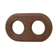 Рамка 2-местная R, дерево, цвет Старое дерево RF1-620-17