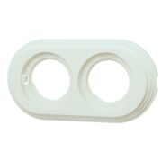 Рамка 2-х постовая, пластик, цвет Слоновая кость BF1-620-211