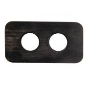 Рамка 2-х постовая (Угольно-черный) С.М. Верди BF5-620-119