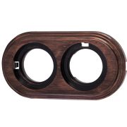 Рамка 2-х постовая, пластик, цвет Медный Век BF1-620-16/PL