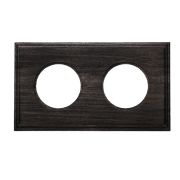 Рамка 2-х постовая (Угольно-черный) С.М. BF4 BF4-620-119