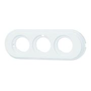 Рамка 3-х постовая, пластик, цвет Белый BF1-630-21