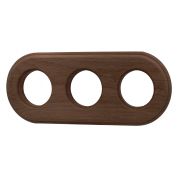 Рамка 3-местная R, дерево, цвет Старое дерево RF1-630-17