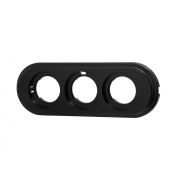 Рамка 3-х постовая, пластик, цвет Черный BF1-630-23